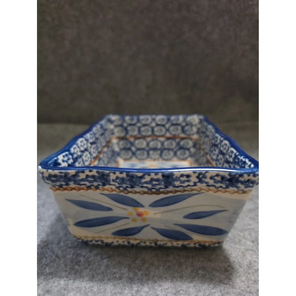 2 Temptations By Tara Old World Blue Scalloped Edge Baking Dishes 1 Qt